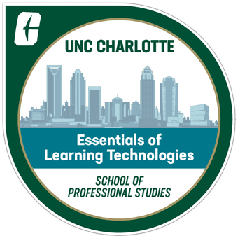 UNC Charlotte Essentials of Learning Technologies School of Professional Studies