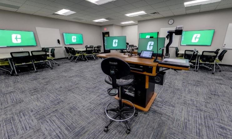 uncc active learning classroom