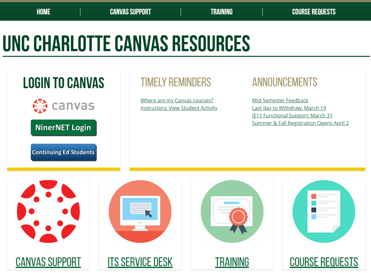 Go to Canvas Resources website