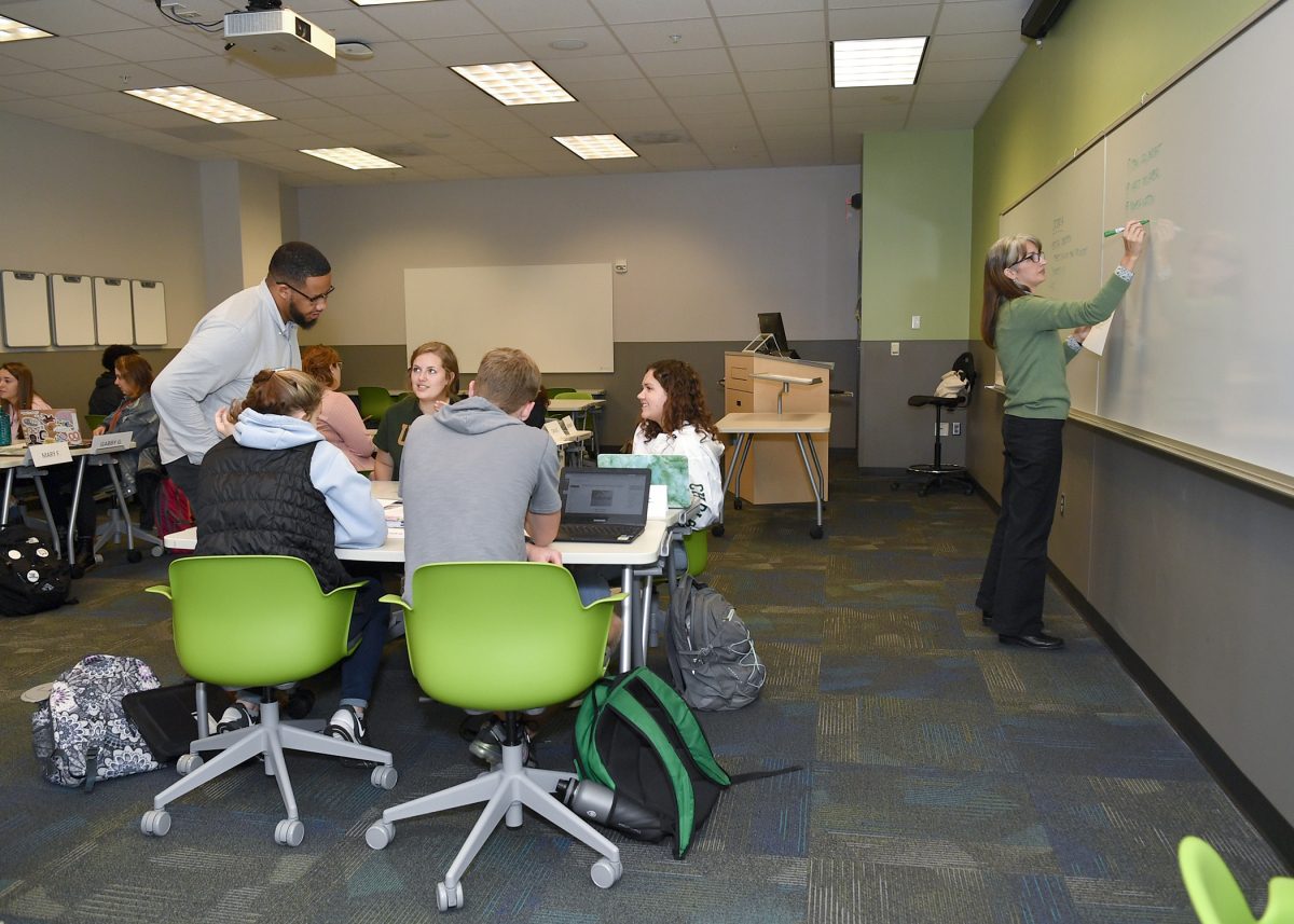 Steelcase Active Learning Center in the College of Health and Human Services